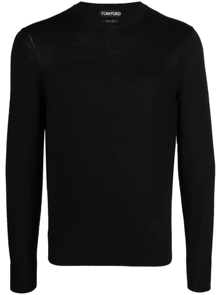  Tom Ford Fine-knit Wool Jumper - Black 