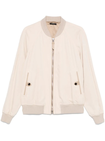  Tom Ford Gabardine Bomber Jacket - Neutrals 