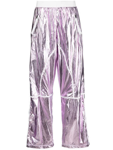  Tom Ford Laminated Track Pants - Purple 
