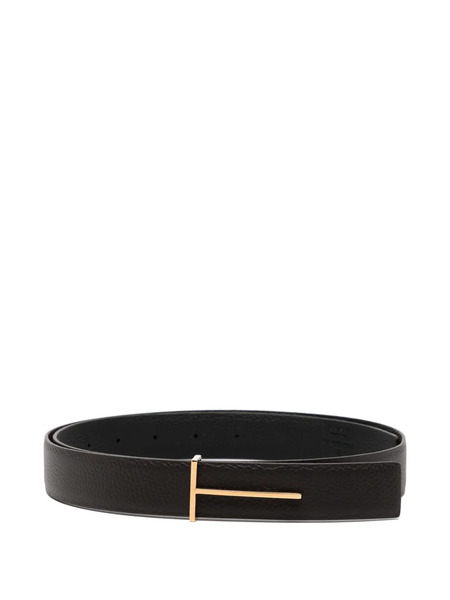  Tom Ford Leather Reversible Belt - Brown 