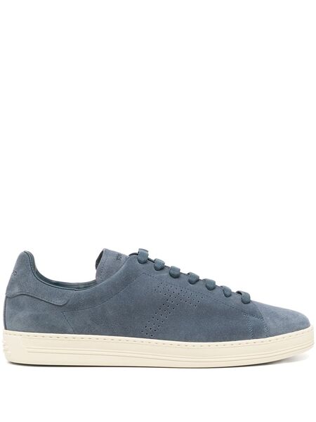  Tom Ford Leather Sneakers - Blue 