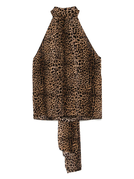  Tom Ford Leopard-print Tank Top - Brown 