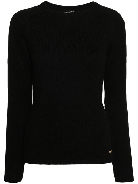  Tom Ford Logo-plaque Cashmere Jumper - Black 