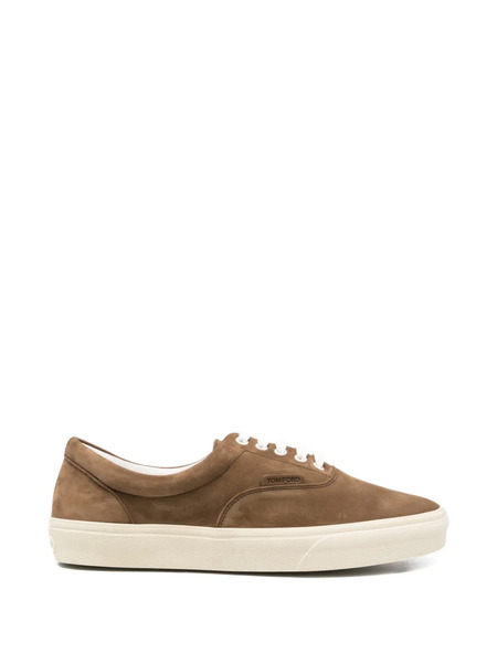  Tom Ford Logo Sneakers - Brown 