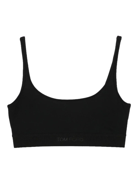  Tom Ford Logo-underband Bra - Black 