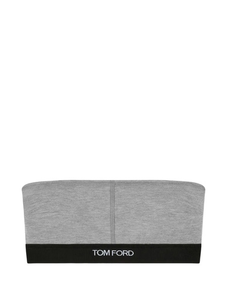  Tom Ford Logo-underband Bra - Grey 