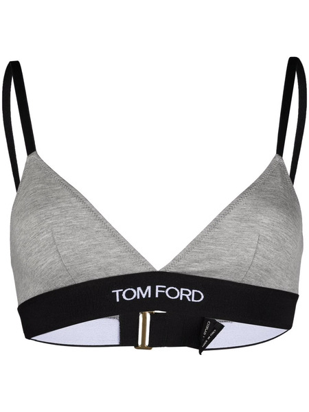  Tom Ford Logo Waistband Bra - Grey 