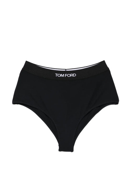  Tom Ford Logo-waistband Briefs - Black 