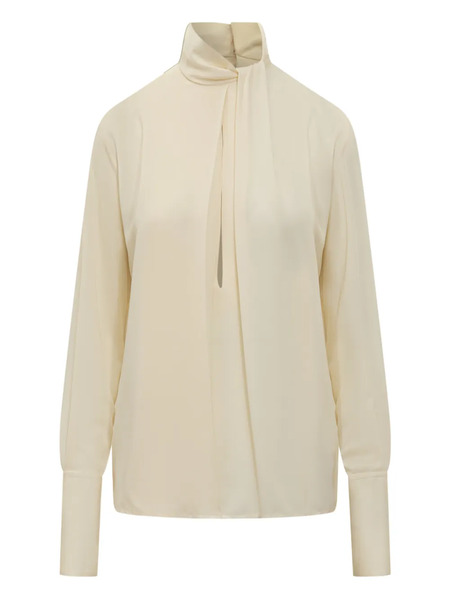  Tom Ford Long-sleeves Silk Blouse - Neutrals 