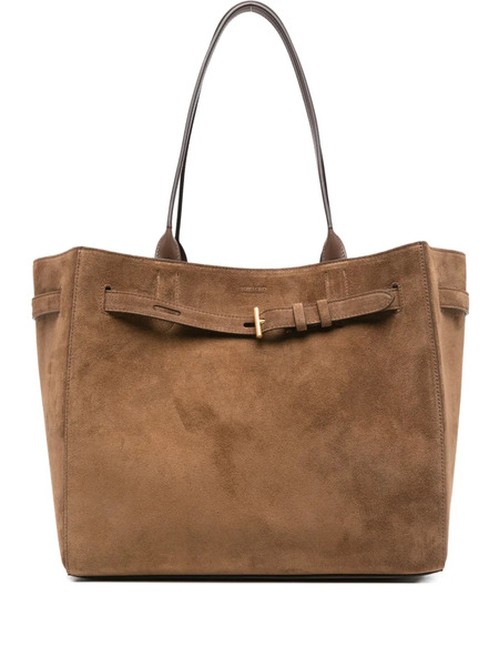  Tom Ford Medium Audreysuede Tote Bag - Brown 