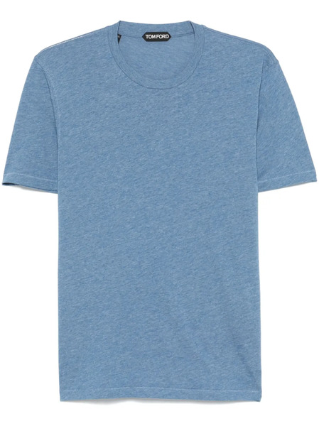  Tom Ford Mélange-effect T-shirt - Blue 