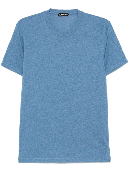  Tom Ford Mélange-effect T-shirt - Blue 
