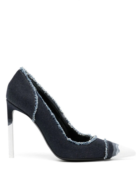  Tom Ford 100mm Denim Pumps - Blue 