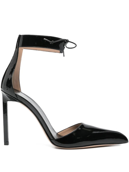  Tom Ford 105mm Patent Leather Pumps - Black 
