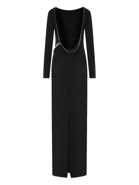  Tom Ford Open-back Side-zip Maxi Dress - Black 