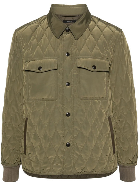  Tom Ford Padded Quilted Jacket - Green 