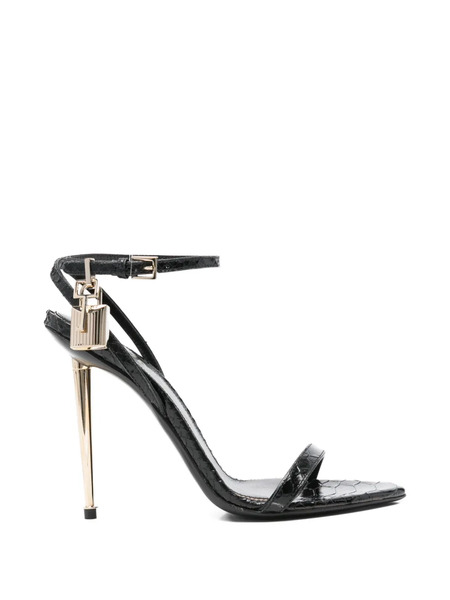  Tom Ford Padlock Strap Sandals - Black 