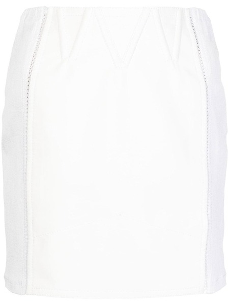  Tom Ford Panelled Mini Skirt - White 