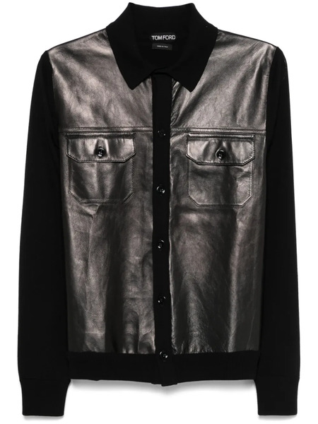 Tom Ford Panelled Shirt - Black 