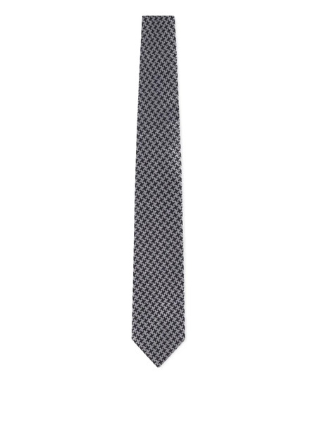  Tom Ford Patterned-jacquard Tie - Grey 