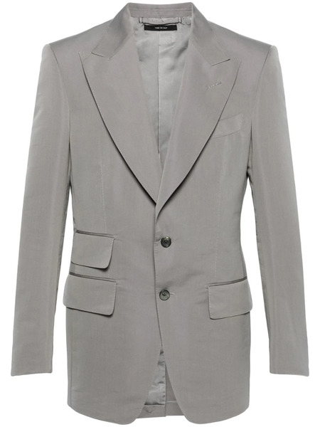  Tom Ford Peak-lapels Single-breasted Blazer - Grey 