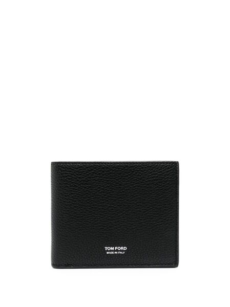  Tom Ford Pebble Leather Wallet - Black 