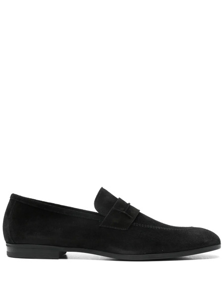  Tom Ford Penny-strap Suede Loafers - Black 