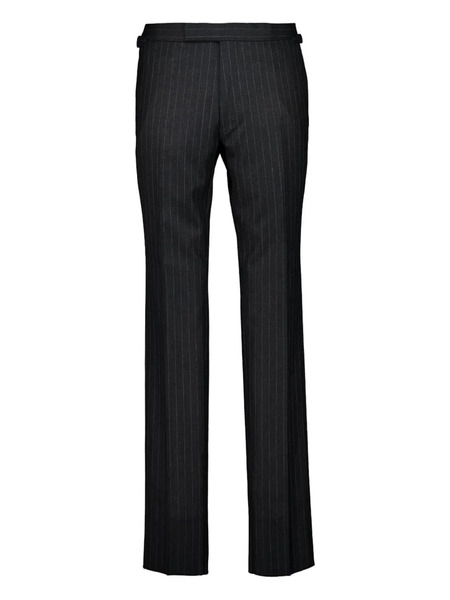  Tom Ford Pinstripe Tailored Trousers - Black 