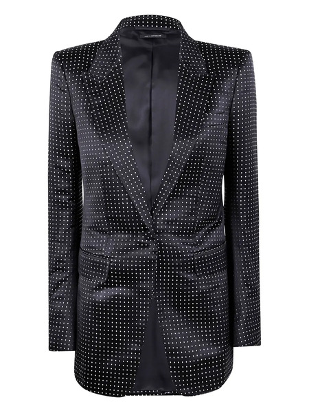  Tom Ford Polka-dot Satin Jacket - Black 