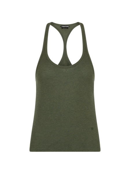 Tom Ford Racerback Tank Top - Green 