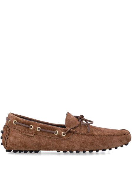  Tom Ford Rod Suede Driving Loafers - Brown 