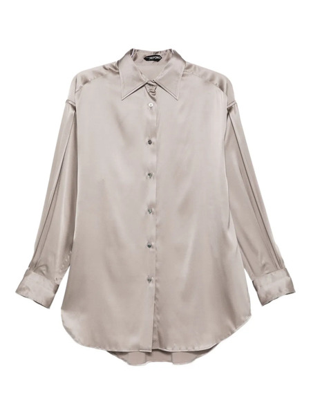  Tom Ford Satin Shirt - Grey 