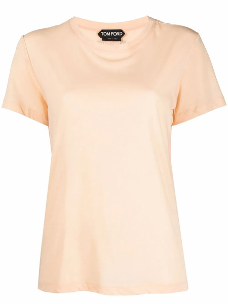  Tom Ford Short-sleeve Cotton T-shirt - Neutrals 