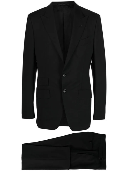  Tom Ford Single-breasted Wool Suit - Black 