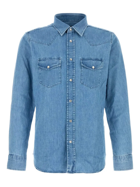 Tom Ford Slim-fit Denim Shirt - Blue 