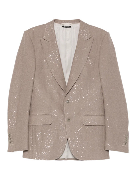  Tom Ford Speckled Two-button Jacket - Neutrals 