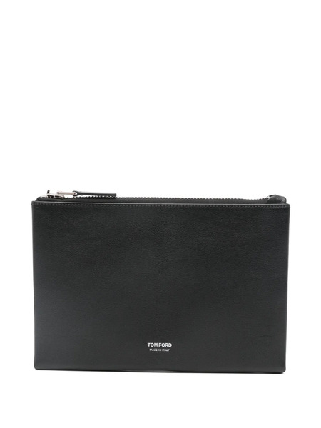  Tom Ford Strap-detail Clutch Bag - Black 