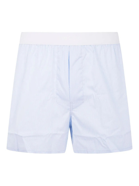  Tom Ford Striped-pattern Cotton Boxer Shorts - Blue 