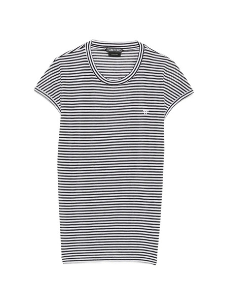  Tom Ford Striped T-shirt - White 