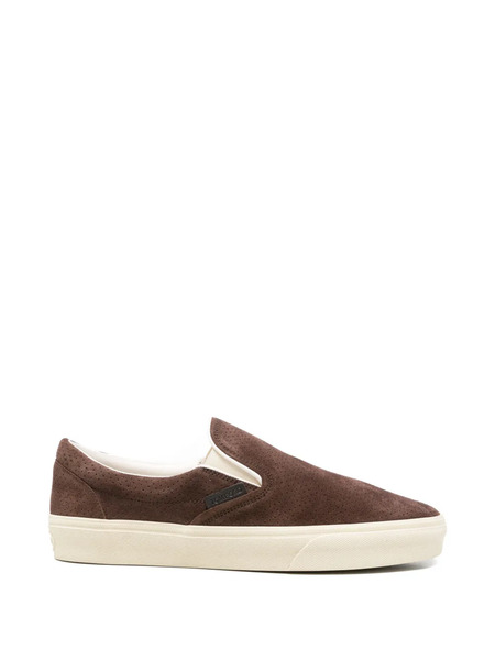  Tom Ford Suede Slip-on Sneakers - Brown 