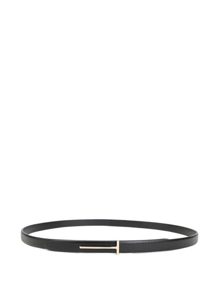  Tom Ford T-bar Leather Belt - Black 