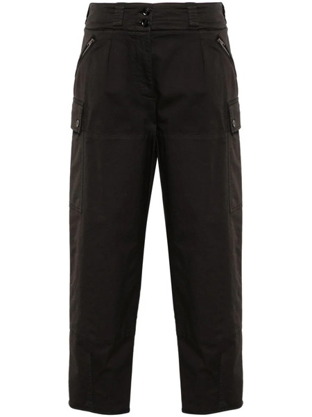  Tom Ford Tapered Cropped Trousers - Black 