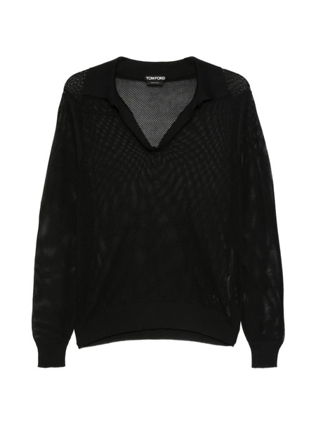  Tom Ford V-neck Sweater - Black 