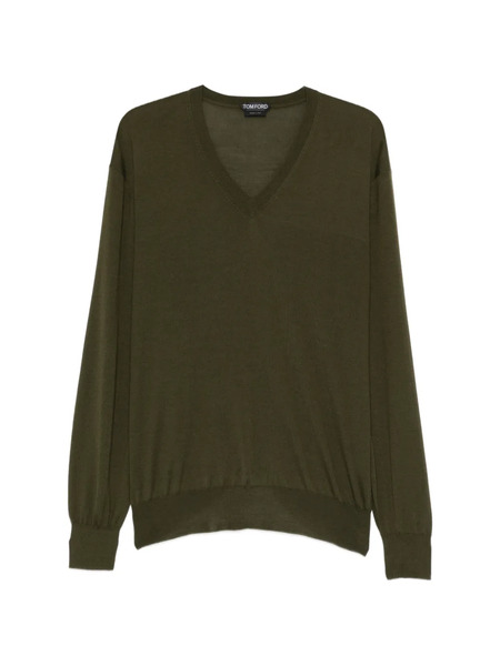  Tom Ford V-neck Sweater - Green 