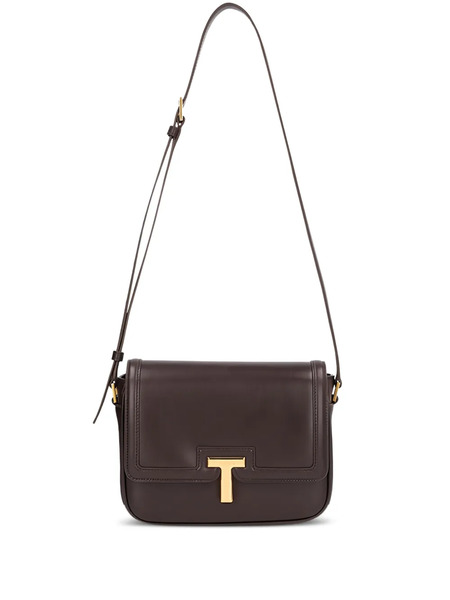  Tom Ford Wallis Leather Shoulder Bag - Brown 
