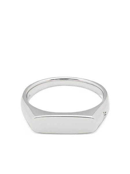  Tom Wood Knut Signet Ring - Grey 