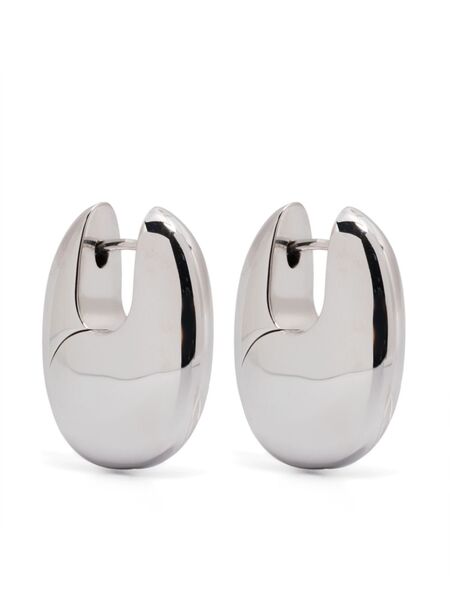  Tom Wood Medium Pebble Earrings - Silver 