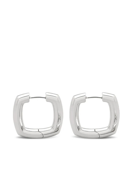  Tom Wood Metal Hoops Earrings - Metallic 