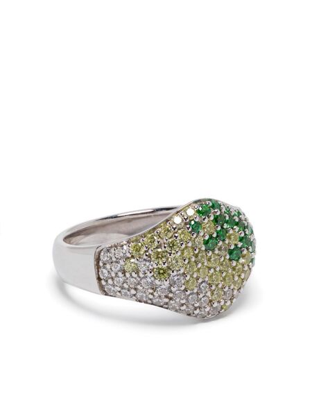  Tom Wood Mini Oval Cocktail Ring - Silver 