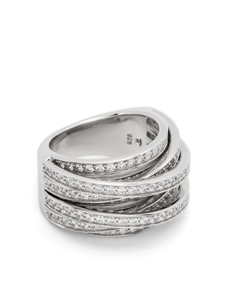  Tom Wood Orb Chunky Ring - Silver 